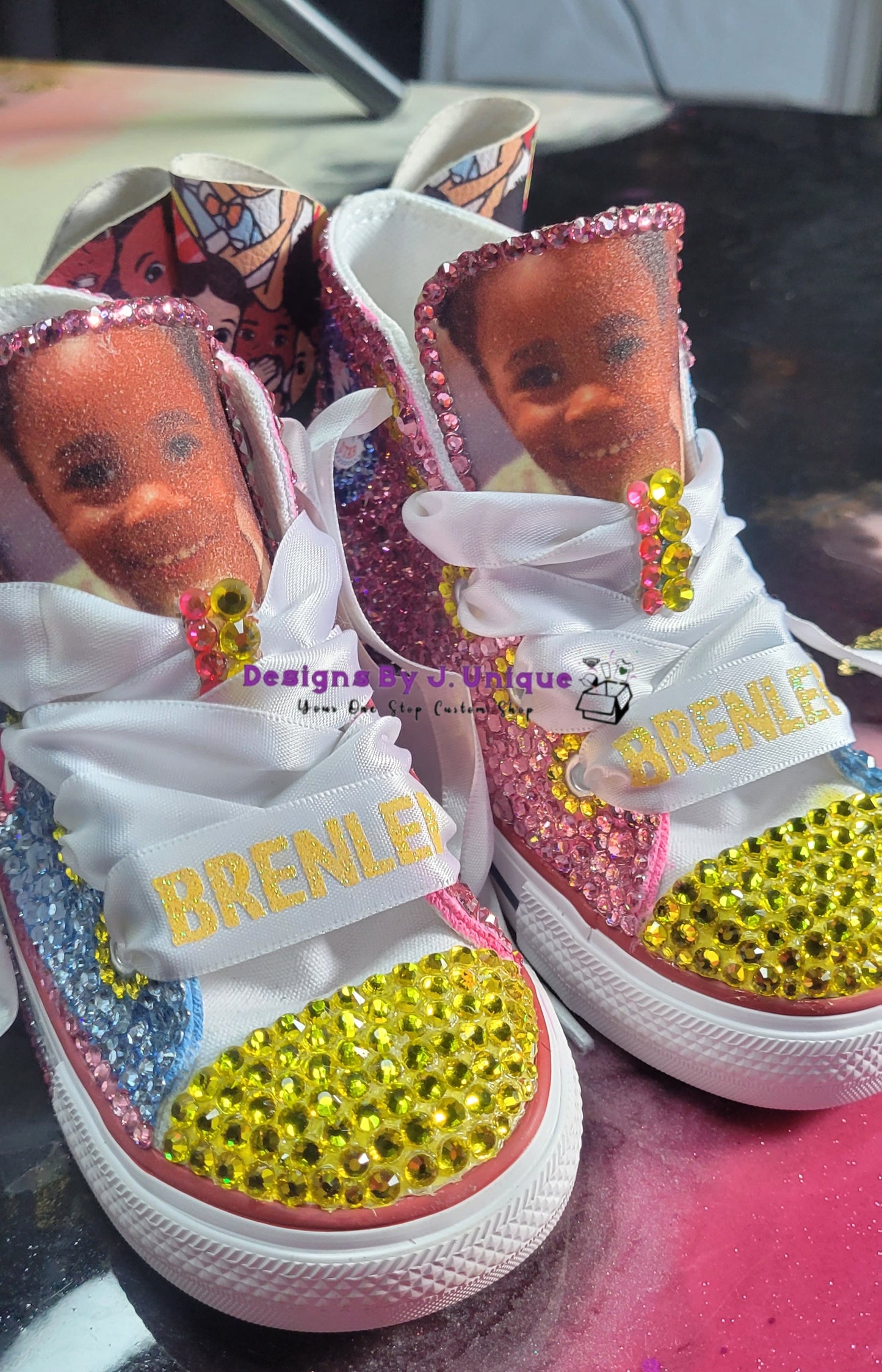 GRACIE'S CORNER BLING CONVERSE